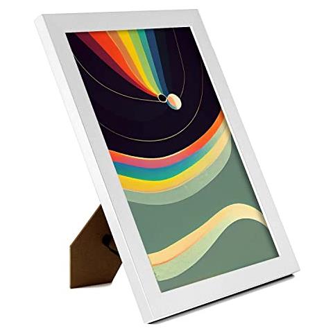 Set Di 4 Stampe Sfera Posters In Arte Astratta Illustrazioni E Manifesti Di Galassie Artistiche Moderne E A Colori Per L'interior Cornice Bianca A4 - Foto 1