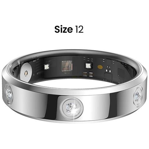 Anello Intelligente Taglia 12 Modello Venus Con Strass E Custodia Di Ricarica - Foto 2