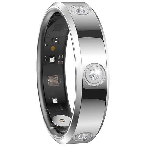 Anello Intelligente Taglia 12 Modello Venus Con Strass E Custodia Di Ricarica - Foto 1