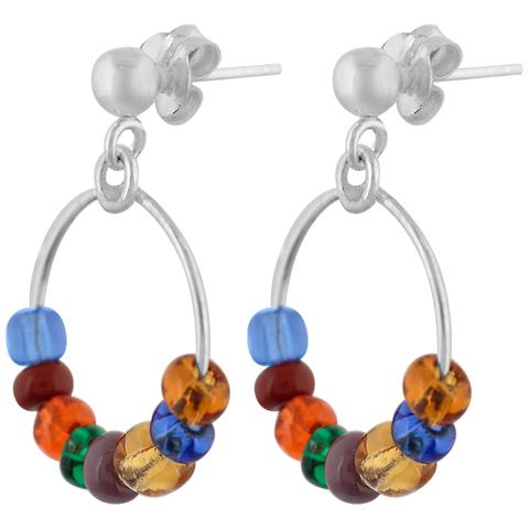 Ciondolo In Argento Swing Cristallo Multi Argento925 - Foto 2