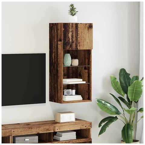 Mobile TV da Parete Legno vecchio 40,5 x 30 x 90 cm - Foto 2