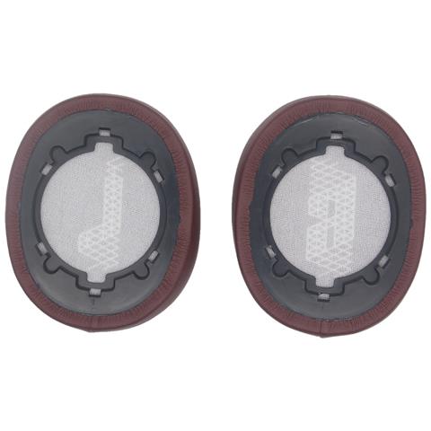 Cuscinetti Auricolari Di Ricambio In Pelle Proteica Compatibili Con Cuffie Jbl Live 500btnc (2 Pz) Red - Foto 2