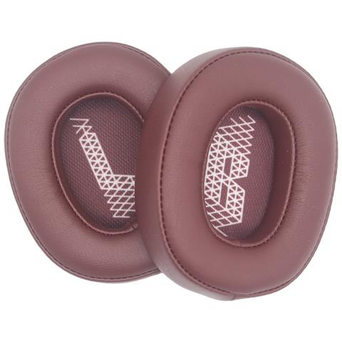 Cuscinetti Auricolari Di Ricambio In Pelle Proteica Compatibili Con Cuffie Jbl Live 500btnc (2 Pz) Red - Foto 6