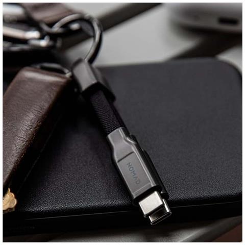Cavo Usb-c A Usb-c Ricarica Rapida 240w Con Portachiavi, Grigio - Foto 4
