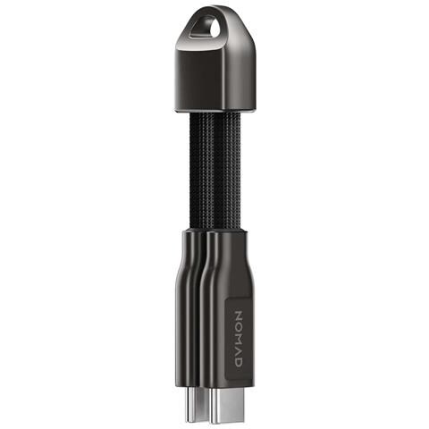 Cavo Usb-c A Usb-c Ricarica Rapida 240w Con Portachiavi, Grigio - Foto 1
