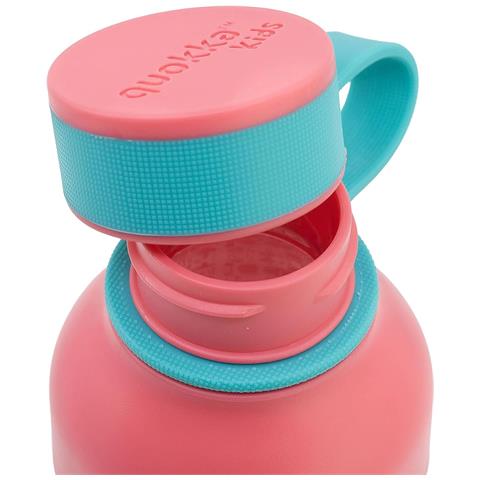 Bottiglia D'acqua Design Fiore Capacità 430ml In Ecozen, Rosa - Foto 3