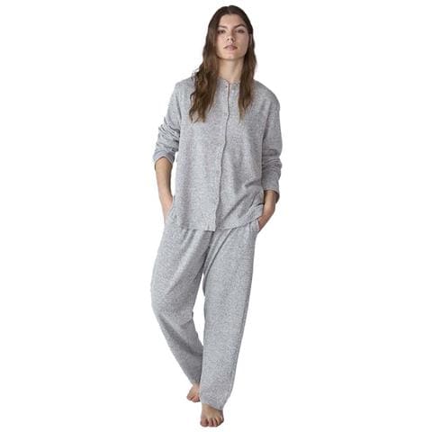 Jjbfp1901 Pigiama A Maniche Lunghe Da Donna - Foto 1