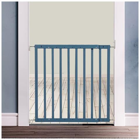 Safetots Cancelletto Per Scale Robusto In Legno Con Montaggio A Vite, Blu Azzurro, 63,5cm - 105,5cm - Foto 4