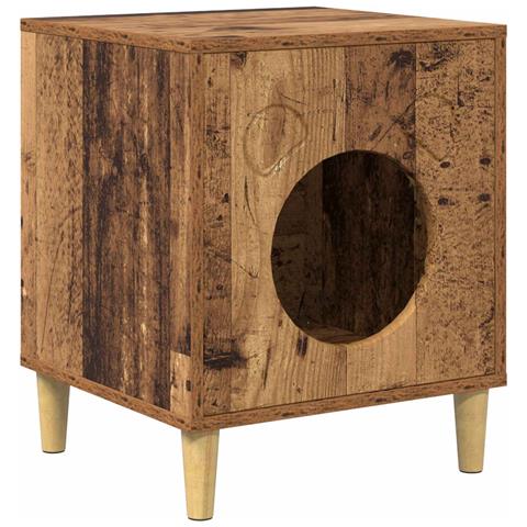 Casa per Gatti Legno vecchio 42,5 x 40 x 53 cm - Foto 1