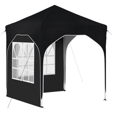Tenda per feste a pop-up 192 x 192 x 245 cm Antracite - Foto 1
