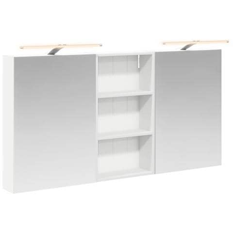 Set di Armadi da Bagno con lo scaffale 3 pcs 140 x 14,5 x 70 cm - Foto 1