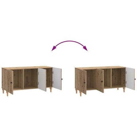 Mobile TV Rovere Artigianale 99 x 34,5 x 50 cm - Foto 9