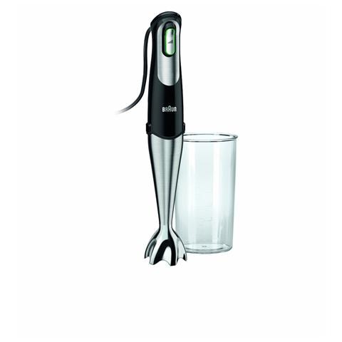 Braun Frullatore ad Immersione Multiquick 7 BRA MQ700 con Recipiente da 0.6 L Potenza 750 Watt Colore Silver / Nero Braun Frullatore ad Immersione Multiquick 7 BRA MQ700 con Recipiente da 0.6 L Potenza 750 Watt Colore Silver / Nero