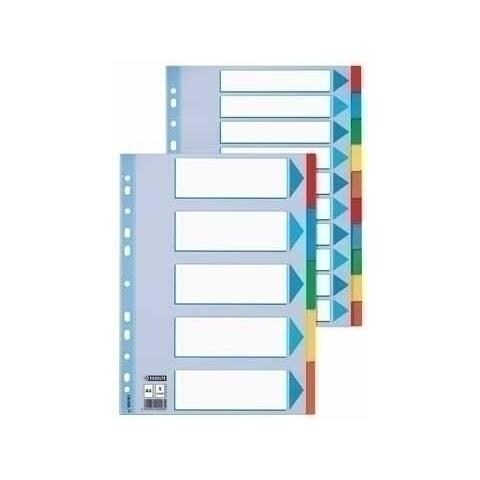 pz. 1 Intercalare cartoncino 6tasti colorati A4 100192 - Foto 1