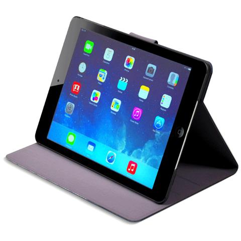 Custodia per Tablet in Nubuck Colore Blu - Foto 1