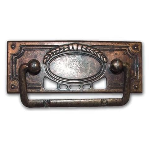 Maniglia Maniglietta per Mobili Ottone Antico Metal Style 100x46 mm - Foto 1
