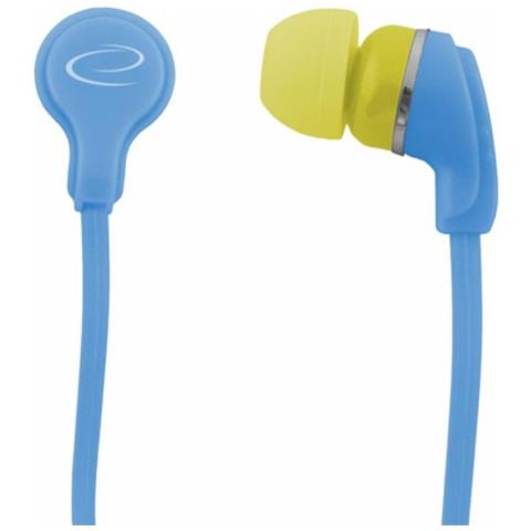 Cuffiette Auricolari Stereo Esperanza Neon Azzurro - Foto 1