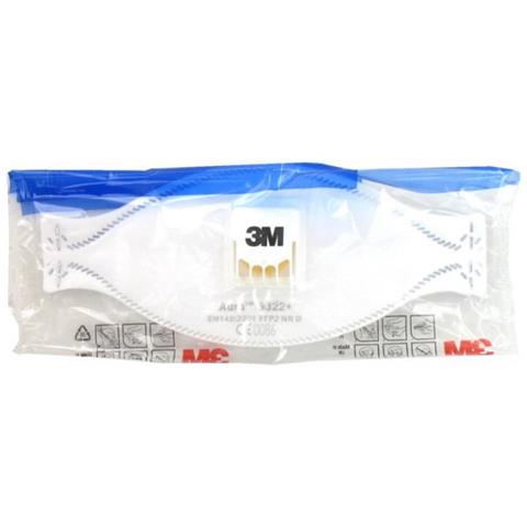 Aura Maschera 3m 9322 Ffp2 Polvere Pieghevole Con Valvola X 5 - Foto 13