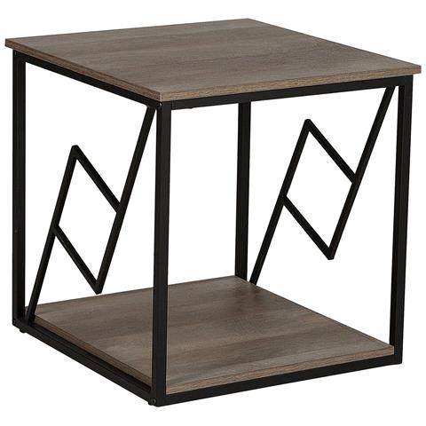 Tavolino Basso In Color Noce Scuro Forres - Foto 19