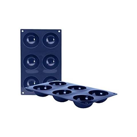 870033, Teglia Con 6 Stampi Per Dolci Semisferici, Viola (violett)  - Foto 2