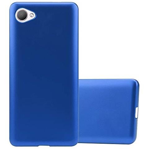 Custodia Compatibile Con Htc Desire 12 In Blu Metallico - Coperchio Protettivo In Silicone Tpu Flessibile - Foto 1