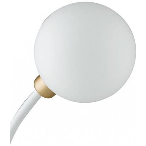 Lampada Da Tavolo Lume Aida Bianco / oro 2xg9 18x45cm - Foto 1