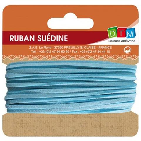 Laccio Scamosciato 5 M - Azzurro - Foto 2