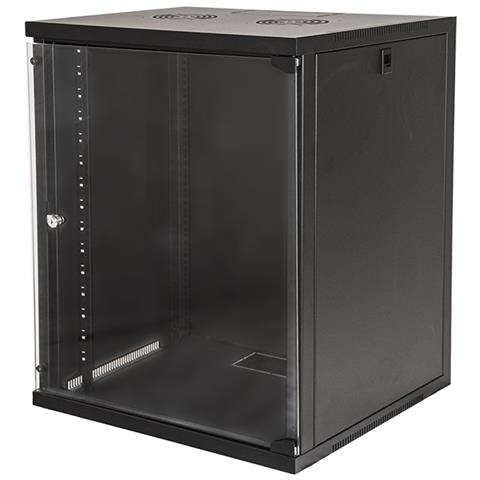 Rack da Parete 15U 750x540x600 Colore Nero - Foto 1