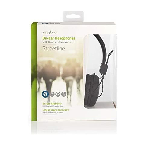 HPBT1100BK Cuffie wireless | Bluetooth®: | Cuffie a padiglione aperto | Pieghevole | Nero - Foto 2