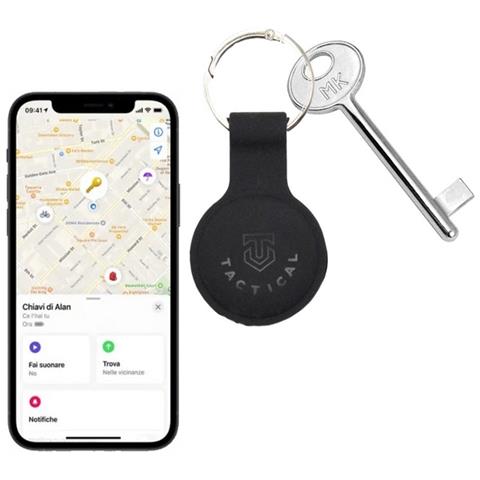 Custodia Originale Ciondolo Per Apple Airtag Beam Silicon Black - Foto 5