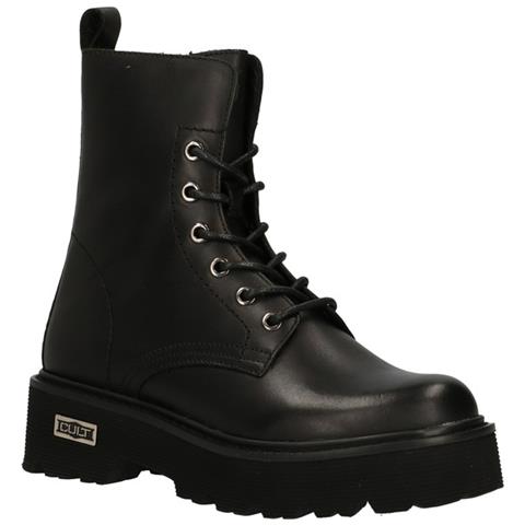Slash 1814 Mid Anfibio Stivaletti Biker Ankle Boot Nero Donna Nero 38 - Foto 1