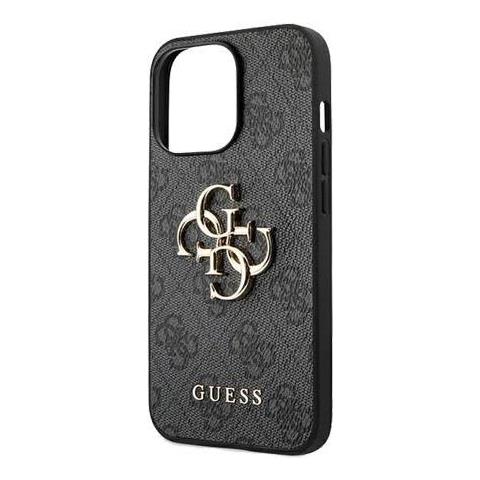 Pu 4g Metal Logo Case Fr Apple Iphone 14 Pro - Grey (guhcp14l4gmggr) - Foto 1
