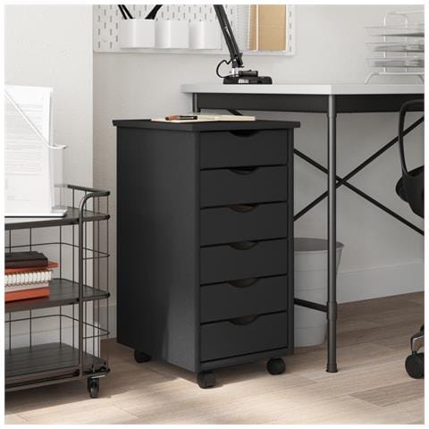 Armadietto Rotante con Cassetti MOSS Grigio Legno Massello Pino - Foto 7