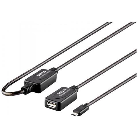 Rf-5067256 Cavo Usb 10 M Usb 2.0 Usb C Usb A Nero - Foto 1