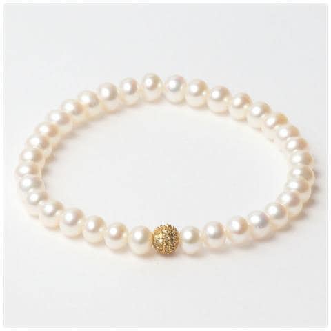 Bracciale Donna Jla-br-sb-6-wh Dorato Bianco Argento Puro 16 Mm - Foto 1