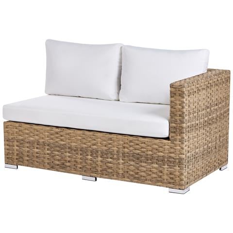 Salotto Da Giardino Rattan Marrone Chiaro 8 Posti Xxl - Foto 8