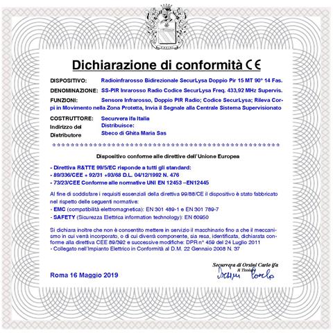 Infrarosso Doppio Sensore Di Movimento Estranei Via Radio 433,92 Mhz Anti-jamming Portata 15 Metri Grandangolo Walk Te - Foto 5