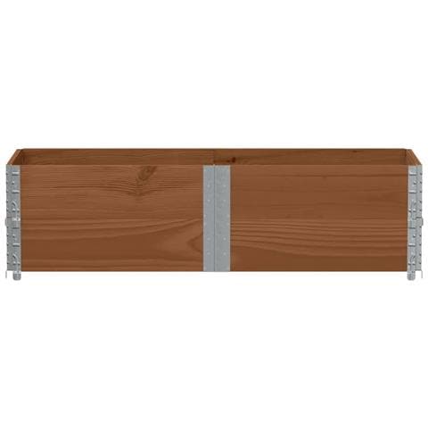 Paretali Per Pallet 2pz Marroni 150x50cm Legno Massello Di Pino - Foto 3