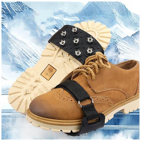 1 Paio Di Pinze Da Ghiaccio Antiscivolo - Ramponi Per Passeggiate Invernali - Foto 5