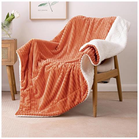 Coperta Accogliente In Velluto Spesso 125x150 Cm Rosa - Foto 1