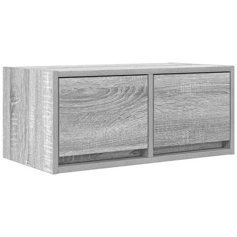Mobili TV 2pz Grigio Sonoma 60x31x25,5 cm Legno Multistrato - Foto 2