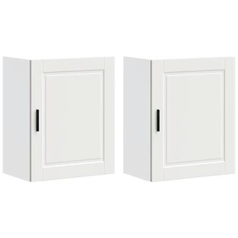 Pensili Da Cucina 2 Pz Porto Bianco In Legno Multistrato - Foto 2