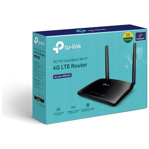 Archer MR202 router wireless Fast Ethernet Dual-band (2.4 GHz / 5 GHz) Nero - Foto 2