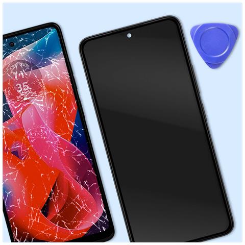 Schermo Completo Originale Moto G24 Display Lcd Con Touch E Telaio, Nero - Foto 2