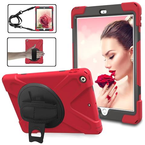 Custodia Per Ipad 2/3/4 Con Supporto E Tracolla Rossa - Foto 4