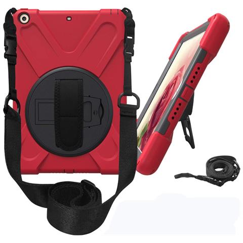 Custodia Per Ipad 2/3/4 Con Supporto E Tracolla Rossa - Foto 1