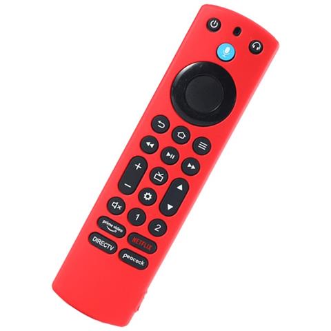 Custodia Protettiva In Silicone Compatibile Con Amazon Tv Box, Antiscivolo Red - Foto 1