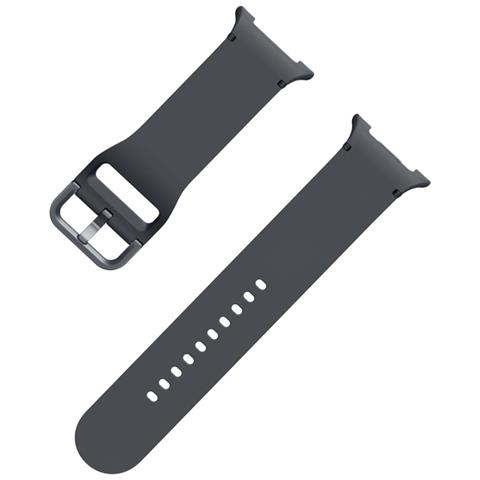 Cinturino Per Galaxy Watch 130mm M/l 20mm Edizione Sport In Silicone, Grigio Antracite - Foto 2