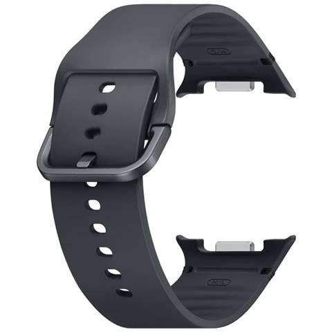 Cinturino Per Galaxy Watch 130mm M/l 20mm Edizione Sport In Silicone, Grigio Antracite - Foto 1