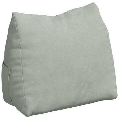 Cuscino per Schiena Grigio chiaro 45 x 20 x 35 cm - Foto 1